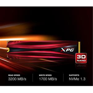 حافظه اس اس دی ای دیتا مدل XPG GAMMIX S11 با ظرفیت 480 گیگابایت ADATA XPG GAMMIX S11 480GB PCIe Gen3x4 M.2 2280 SSD Drive