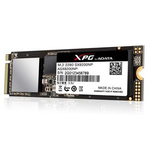 حافظه اس اس دی ای دیتا مدل اس ایکس 8200 با ظرفیت 960 گیگابایت ADATA XPG SX8200NP 960GB PCIe Gen3x4 M.2 2280 SSD Drive