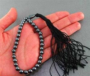 تسبیح حدید صینی 33 دانه ای با خواص فراوان _کد:14990