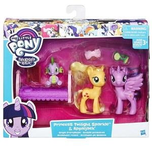 فیگور هاسبرو مای لیتل پونی مدل Princess Twilight Sparkle and Applejack