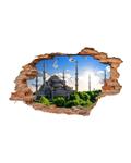 zhivar sticker استیکر سه بعدی ژیوار طرح مسجد سلطان احمد استانبول