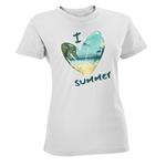 تی شرت زنانه مسترمانی مدل  i love summer کد 64