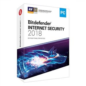 آنتی ویروس بیت دیفندر اینترنت سکیوریتی 2018 -3 کاربر 1 ساله Bitdefender Internet Security Antivirus 2018 3 User 1 Year Security Software