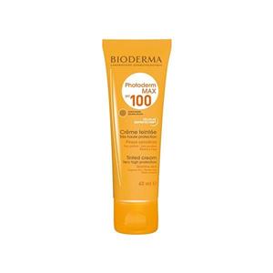 ضد آفتاب بایودرما فتودرم مکس 100 رنگی بژ تیره Bioderma Photoderm Max Tinted cream SPF 100