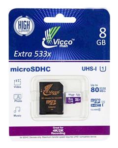 کارت حافظه Vicco Man Micro SD U1 80MB 8GB man micro sdhc 8 gb 