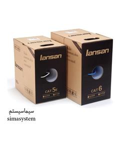 Lansan کابل شبکه CABLE Cat6 SFTP تمام مس با تست فلوک لن سن 