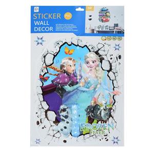 استیکر سه بعدی Wall Sticker طرح فروزن Frozen 3D 