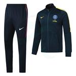 ست گرمکن شلوار پاریسن ژرمن سرمه ای Nike Paris Saint Germain 2017-18 Tracksuits Navy blue