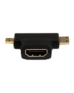 تبدیل مینی و میکرو اچ دی ام ای به مادگی اچ دی ام ای Phoenix Micro HDMI / Mini HDMI to HDMI Adapter