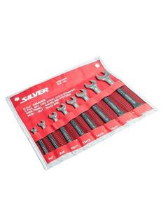 Silver Tools ست 8 عددی آچار دوسر تخت به همراه کیف نگهدارنده