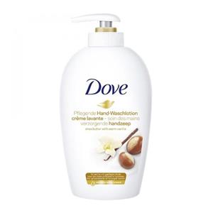 مایع دستشویی کرمی داو مدل shea butter حجم 250 میلی لیتر dove hand-waschlotion shea butter whith warm vanilia