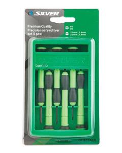Silver Tools ست پیچ گوشتی ساعتی 6 تایی