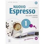 کتاب آموزش زبان ایتالیایی Nuovo Espresso Italian Edition Libro Studente A1 DVD اثر مولفان نشر پندارقلم