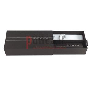 خودنویس Cross مدل PEERLESS 125 با آبکاری پلاتینیوم و قطعات با رو کش طلا ی 23 عیار نوک طلا 18 عیار ونگین سواروسکی