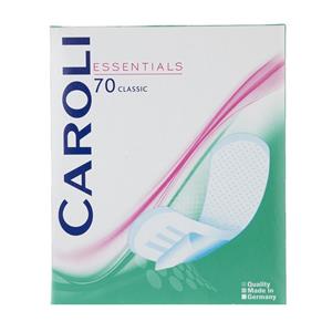 پد بهداشتی روزانه کرولی مدل Essentials بسته 70 عددی Caroli Essentials Daily Pad Pack Of 70