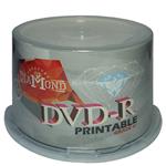 Diamond Print Able DVD-R Pack of 50