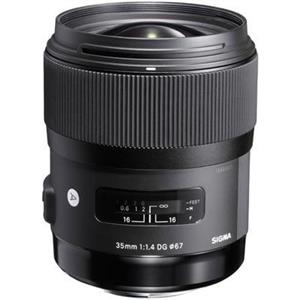 لنز دوربین عکاسی سیگما مدل  35mm f/1.4 DG HSM (Nikon Mount) Sigma 35mm f/1.4 DG HSM (Nikon Mount)
