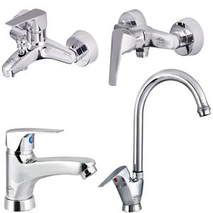 ست شیرآلات دزلی مدل دنا 9006