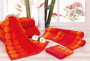حوله دستی برق لامع طرح شادی (سایز 50*30 سانتیمتر)