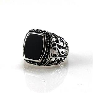 انگشتر نقره مردانه طرح 7