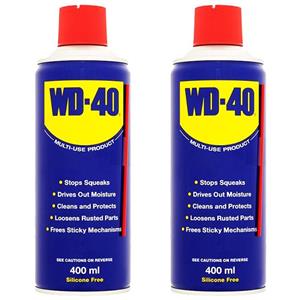 پک اسپری روان کننده WD-40 حجم 400 میلی لیتر  بسته 2 عددی