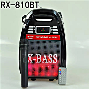 اسپیکر شارژی و اکو همراه گلون RX-810BT