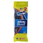 خودتراش ژیلت مدل blue 2 بسته 10 عددی