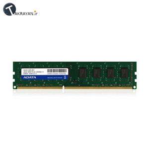 رم کامپیوتر ای دیتا مدل Premier DDR3L 1600MHz PC3L-12800 ظرفیت 4 گیگابایت ADATA Premier DDR3L 1600MHz PC3L-12800 Desktop Memory - 4GB