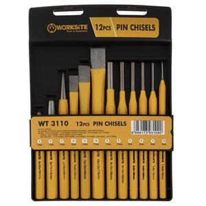 مجموعه 12 عددی قلم ورک سایت مدل WT3110 Worksite WT3110 Chisel Set 12PCS