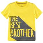 تیشرت کارترز carter s پسرانه طرح The Best Brother  رنگ زرد