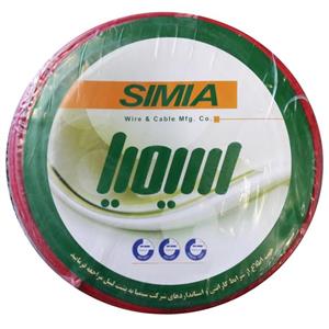 سیم برق افشان 1در 1.5 سیمیا بسته 100 متری 