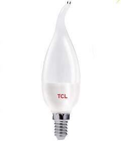 TCL لامپ شمعی اشکی 5 وات  مهتابی