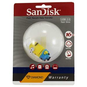 فلش عروسکی طرح مینیون آشپز SanDisk Diamond 16GB