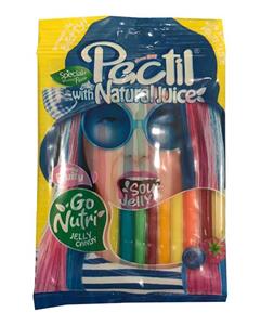 Pactil پاستیل لوله ای با آبمیوه طبیعی 120 گرمی