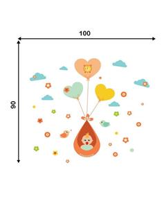 Salsoart Baby balloon استیکر دیواری طرح 