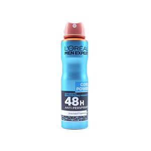 اسپری ضد تعریق مردانه لورال مدل کول پاور 48 ساعته 150 میلی لیتر loreal cool power 48h anti perspirant