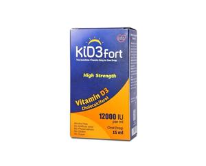 قـطره خوراکی کید 3 فورت Kid 3 Fort بی اس کی KiD3 Fort High Strength Vitamin D3 15ml