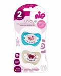 Nip nip soother unique پستانک ارتودنسی نیپ طرح یونیک از جنس سیلیکون