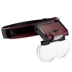 ذره بین هدبندی چراغدار مدل «MG81001-B»