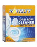 Novelty قرص تمیز کننده توالت فرنگی 10 عددی