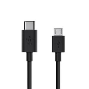 کابل تبدیل USB-C به microUSB بلکین مدل F2CU033BT06 طول 1.8 متر Belkin F2CU033BT06 USB-C To microUSB Cable 1.8m