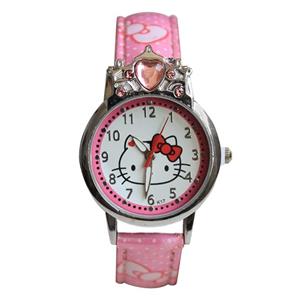 ساعت مچی عقربه ای بچگانه مدل Hello Kitty03 Watch For Children 