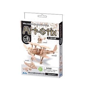 بسته چوب و هنر آرتک مدل هواپیما