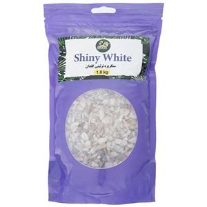 سنگ تزیینی اوراس مدل Shiny White بسته 1/8 کیلوگرمی 