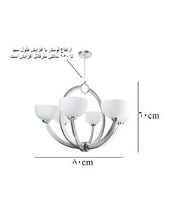 لوستر روشاکالا 6 شعله کد NS 60240 6p 