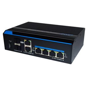 سوییچ 4 پورت یو ته پو مدل UTP7204GE-HPOE Ethernet Switch POE Plus Model UTP7204GE-HPOE  4 ports  Switch with 4 Combo SFP Slots