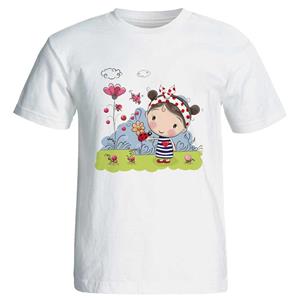   تی شرت زنانه پارس طرح کارتونی کد 3748