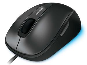 ماوس مایکروسافت باسیم بلوترک 4500 Microsoft Comfort Wired Blue Track Mouse 4500 4FD-00004