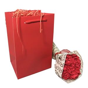 پاکت هدیه ایرسا طرح هدیه-10 به همراه گل کاغذی 