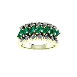 انگشتر طلا اونیکست مدل 2281 Emerald Onixset 2281 Emerald Gold Ring